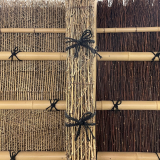 竹垣の写真。