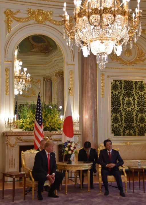 Japan-U.S. Summit Meeting in Asahi no Ma.