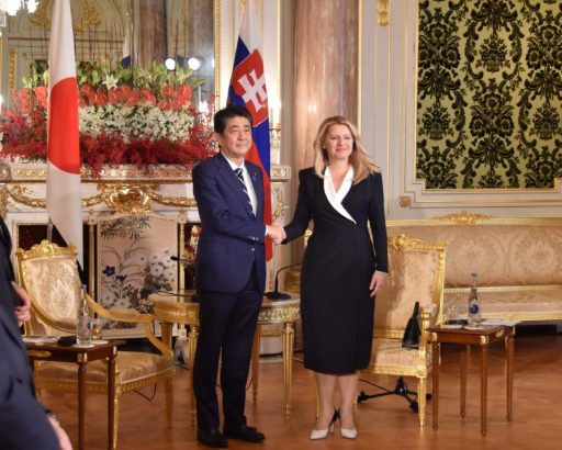 Prime Minister Abe meets with H.E. Ms. Zuzana ČAPUTOVÁ, President of the Slovak Republic.