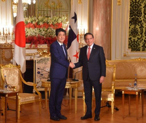 Prime Minister Abe meets with H.E. Mr. Laurentino CORTIZO Cohen, President of Republic of Panama.