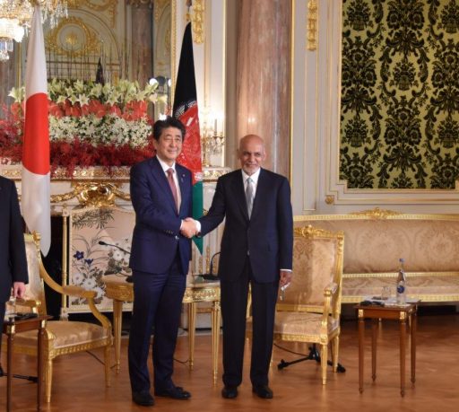 Prime Minister Abe meets with H.E. Dr. Mohammad Ashraf GHANI Ahmadzai, President, Islamic Republic of Afghanistan.