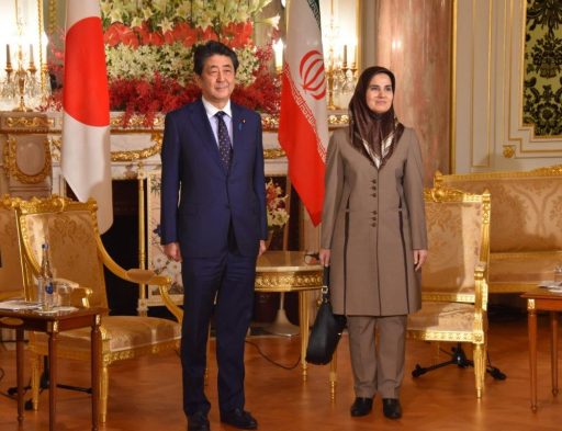 Prime Minister Abe Receives a courtesy call by H.E. Dr. Laaya JONEIDI, Vice President for legal affairs of the Islamic Republic of Iran.