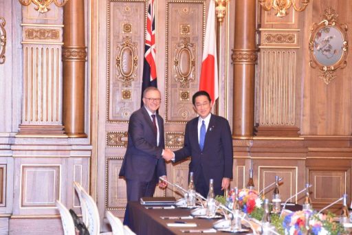 Photograph of Prime Minister KISHIDA Fumio and Prime Minister Anthony Albanese.