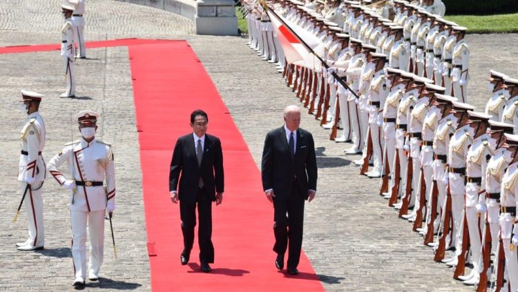 Welcome ceremony for President Biden.