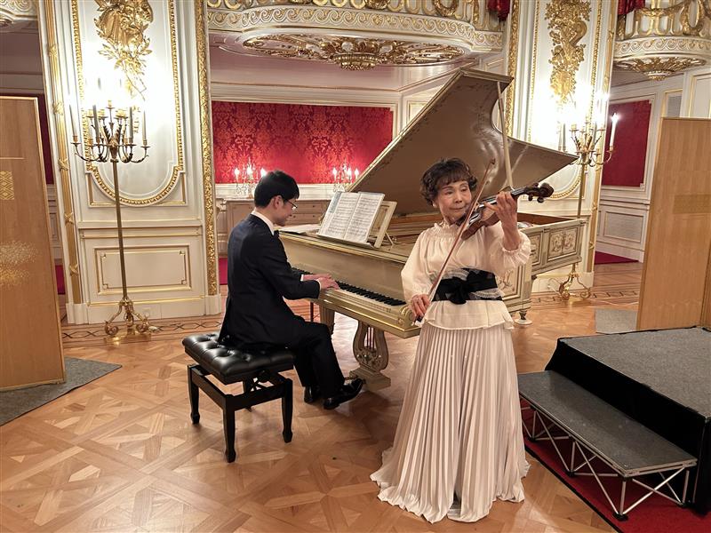 久保陽子(ヴァイオリン)出演と大石啓(ピアノ)のヴァイオリン演奏会