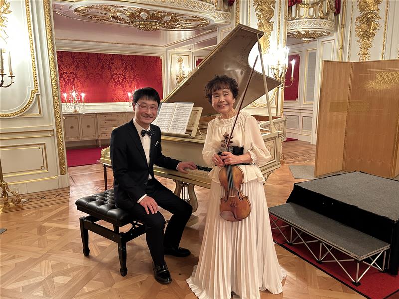 久保陽子(ヴァイオリン)出演と大石啓(ピアノ)のヴァイオリン演奏会