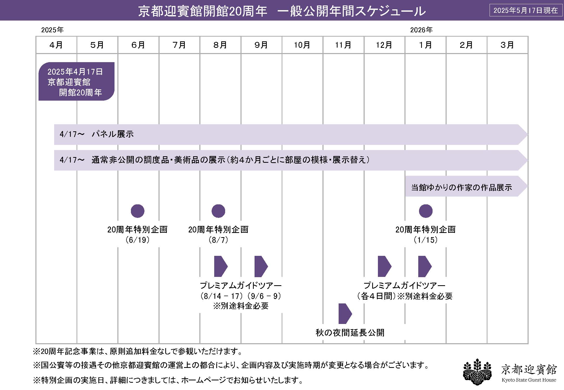 年間スケジュール