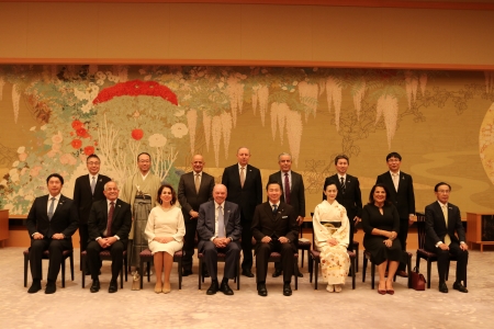 H.E. Mr. Faisal Akef Al-Fayez, President of the Senate of the Hashemite ...